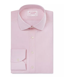 Pale Pink Slim Fit Ramses Poplin Formal Shirt