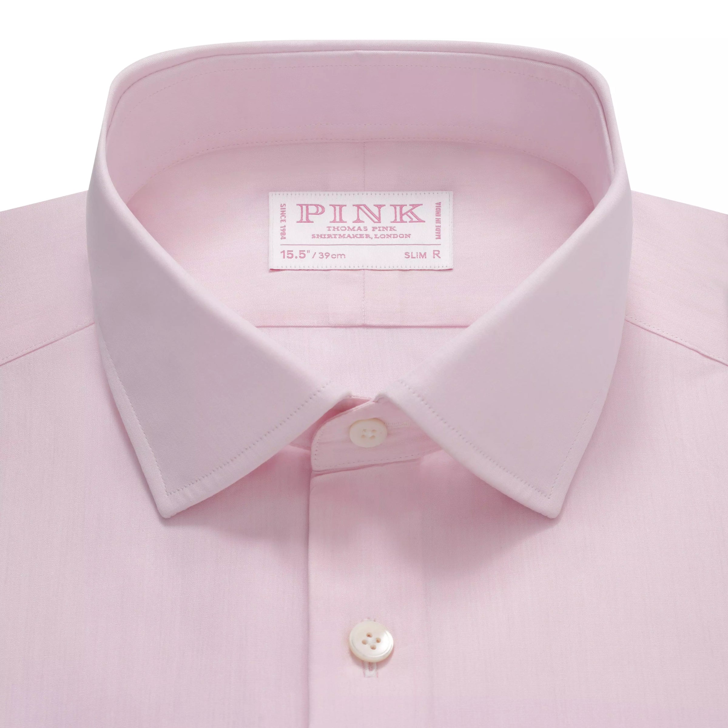 Pale Pink Slim Fit Ramses Poplin Formal Shirt