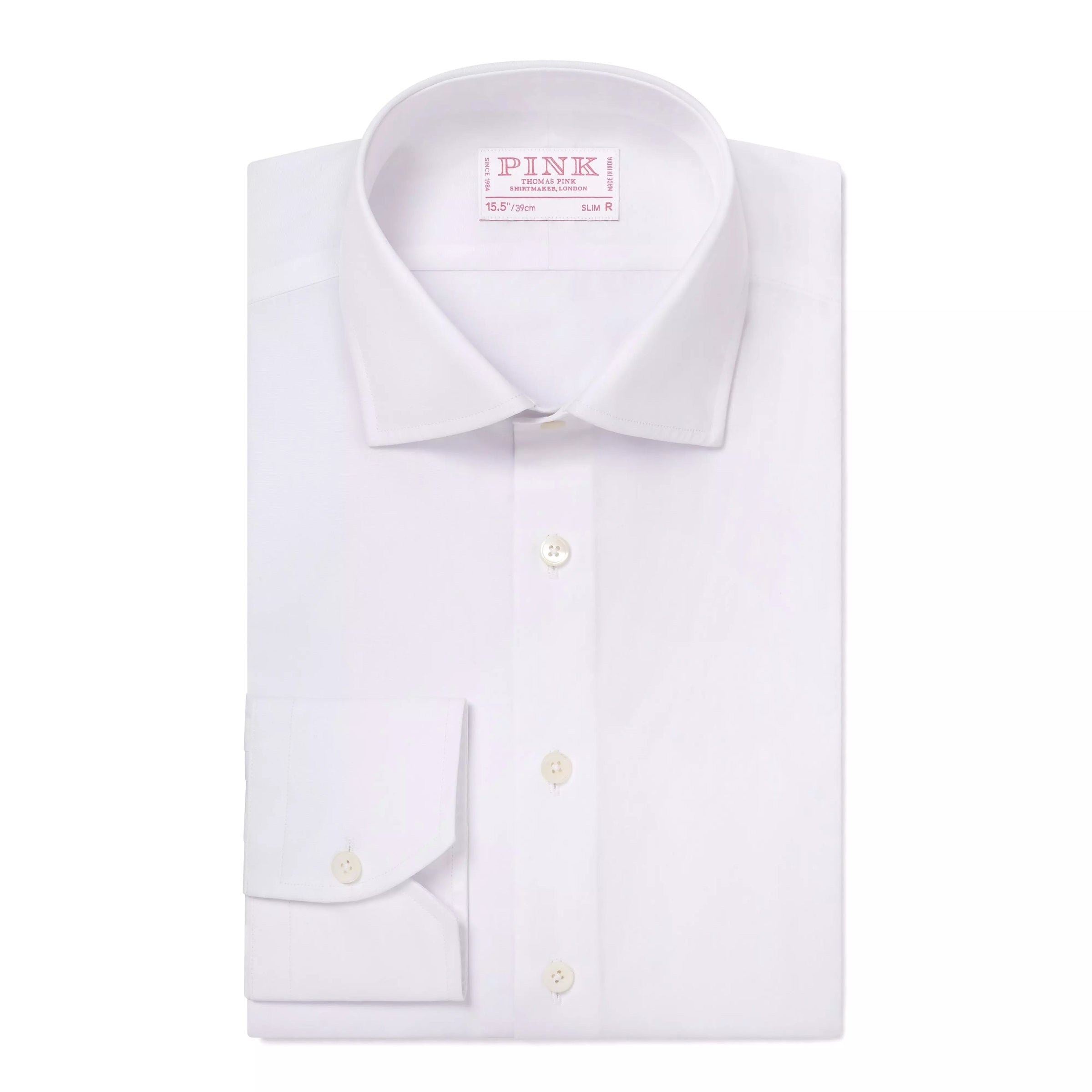 White Slim Fit Formal Ramses Poplin Shirt