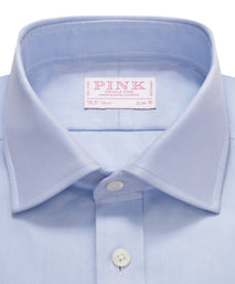 Pale Blue Slim Fit Double Cuff Royal Twill Formal Shirt