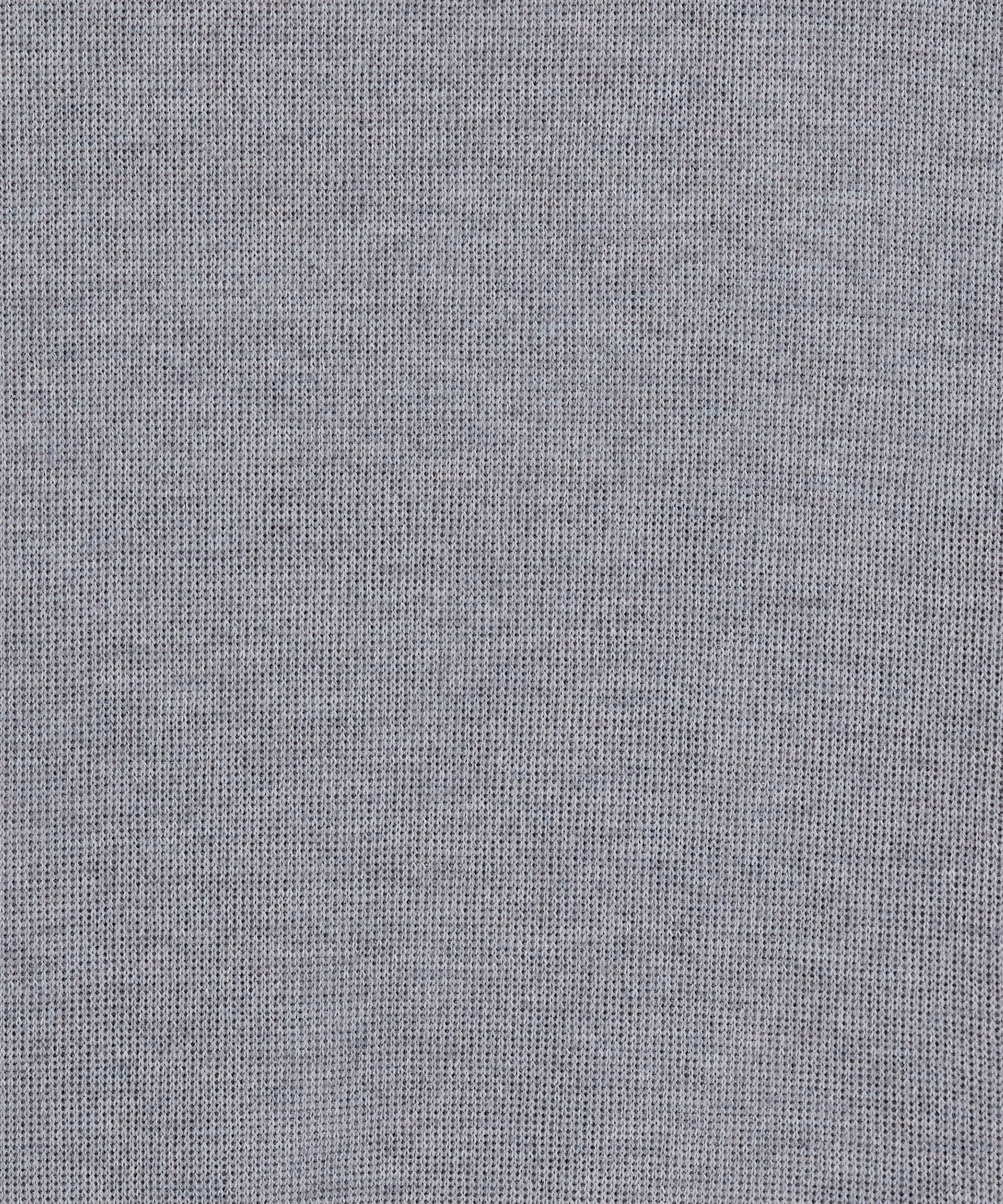 Pale Grey Knitted Crew Neck Sweatshirt