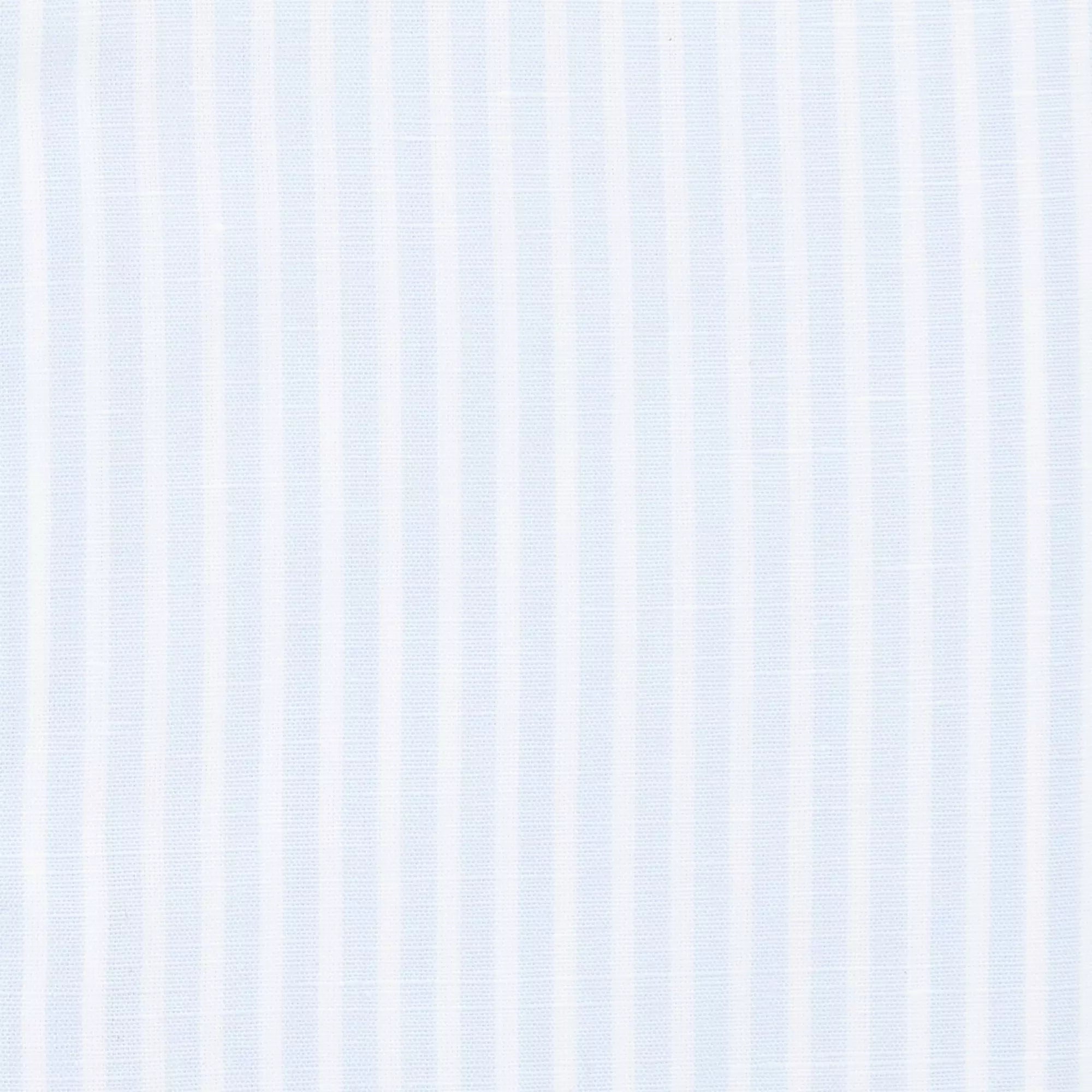 Pale Blue & White Slim Fit Provence Slubbed Bengal Formal Shirt