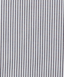 Navy & White Slim Fit Supraluxe Fine Bengal Formal Shirt