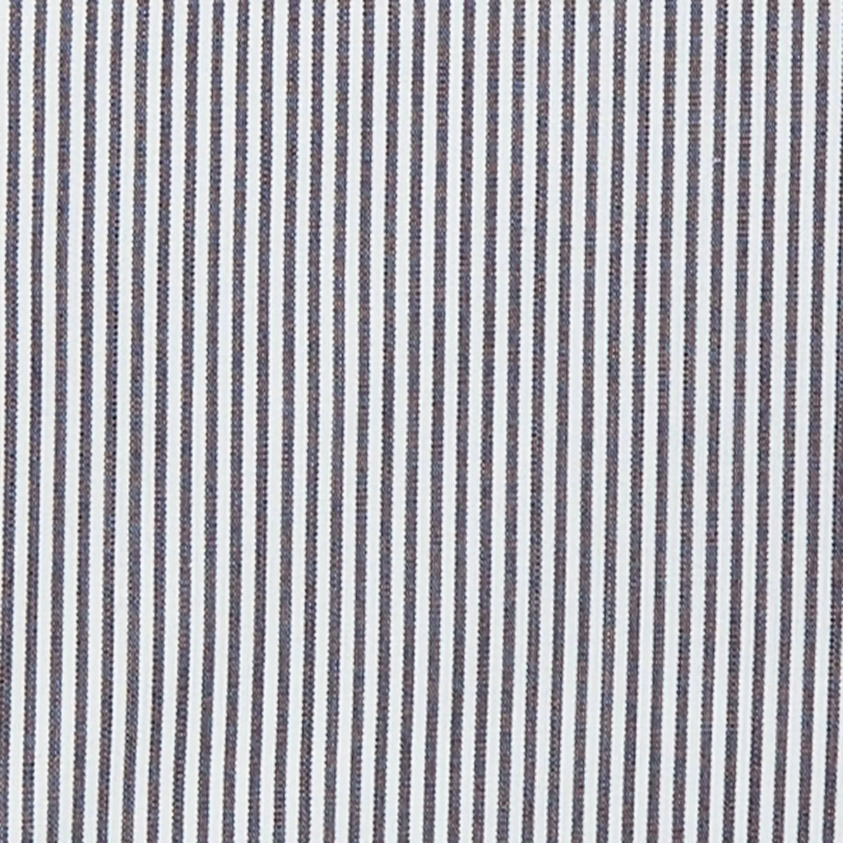 Navy & White Slim Fit Supraluxe Fine Bengal Formal Shirt