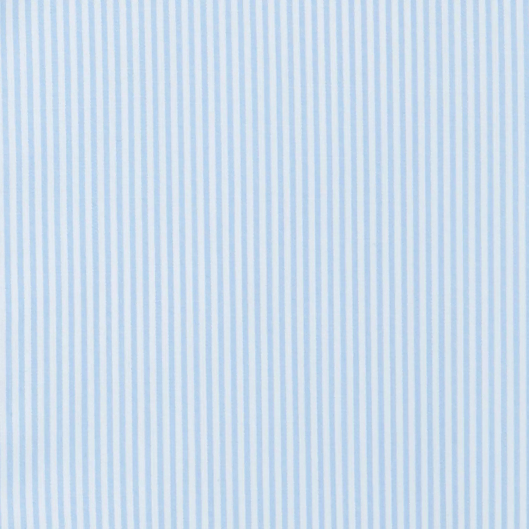 Pale Blue & White Tailored Fit Supraluxe Fine Bengal Formal Shirt