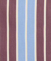 Blue & Purple Tailored Fit Double Cuff Block Stripe Formal Shirt