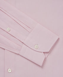 Pale Pink Slim Fit End On End Formal Shirt