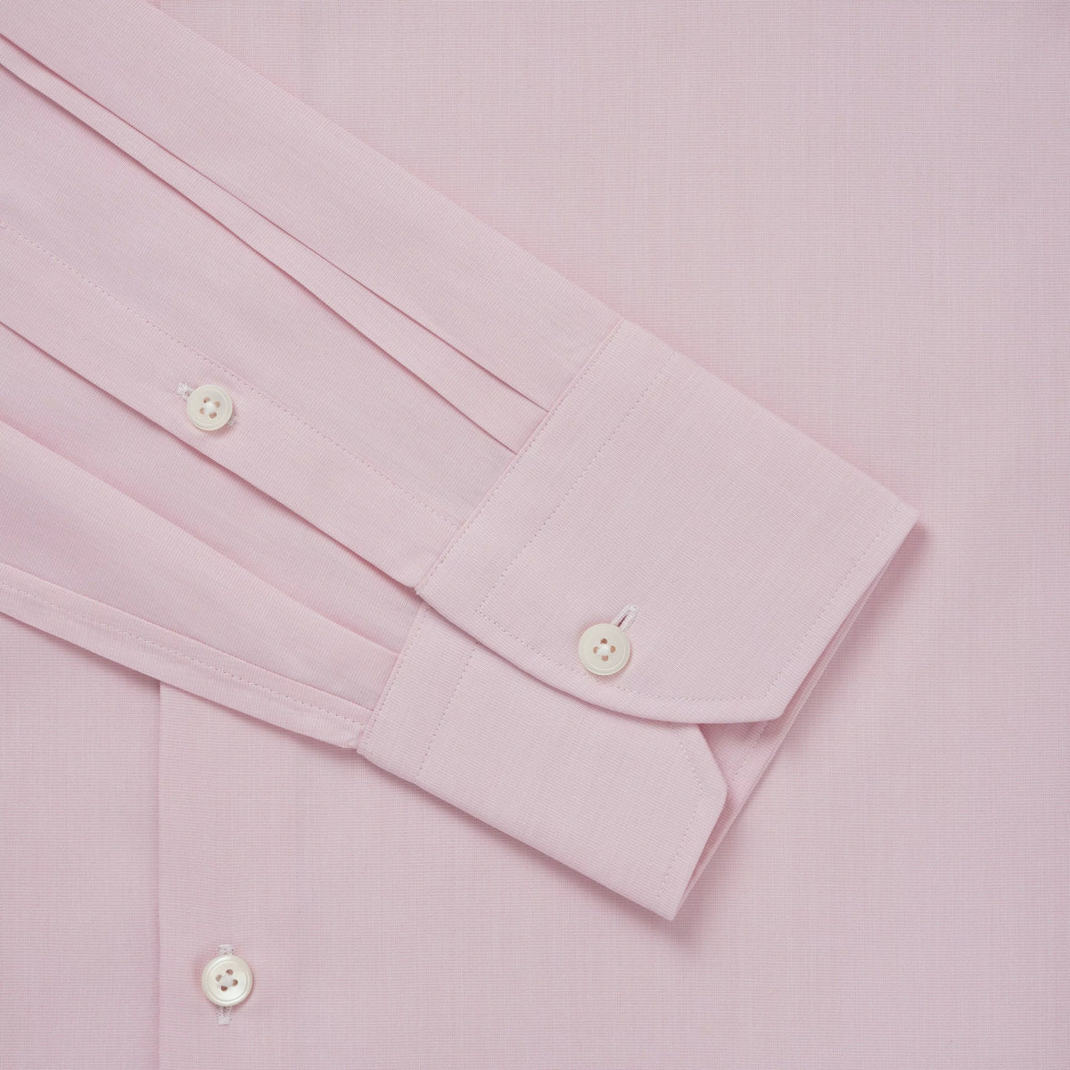 Pale Pink Slim Fit End On End Formal Shirt