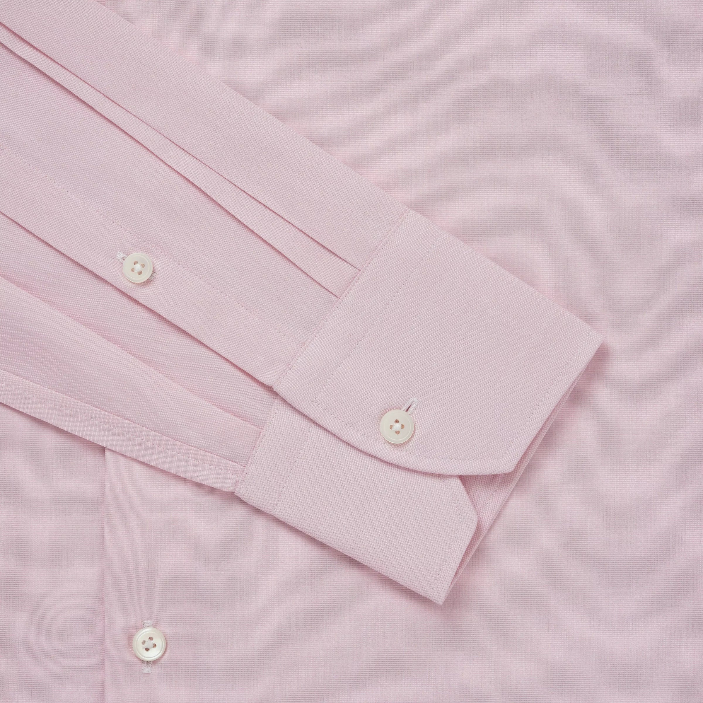 Pale Pink Slim Fit End On End Formal Shirt