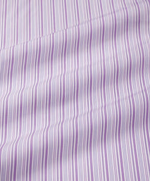 Lilac & White Tailored Fit Supraluxe Multi Stripe Formal Shirt