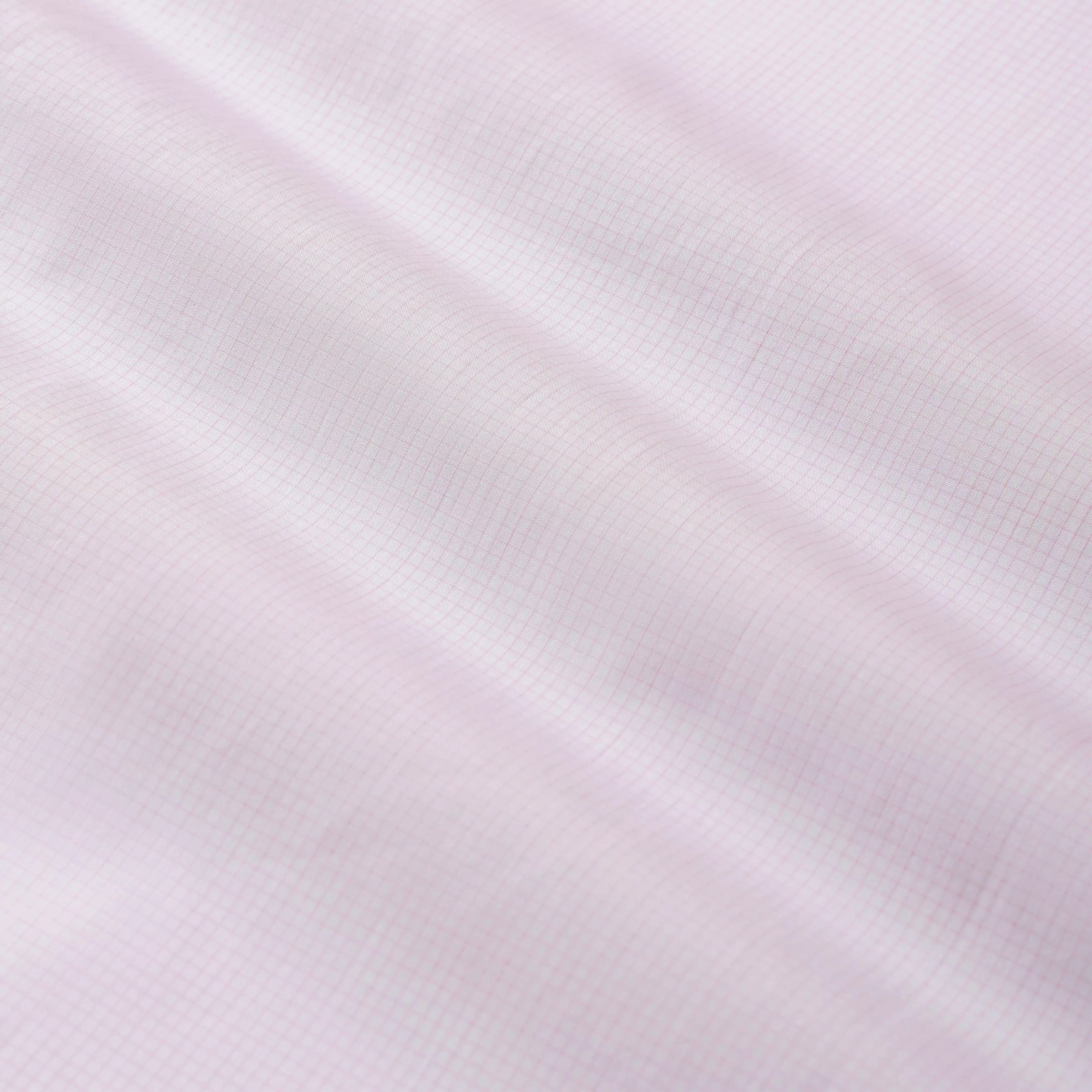 Pink & White Slim Fit Micro Grid Check Formal Shirt