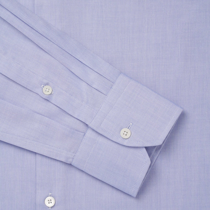 Pale Blue Slim Fit Pin-Point Oxford Formal Shirt