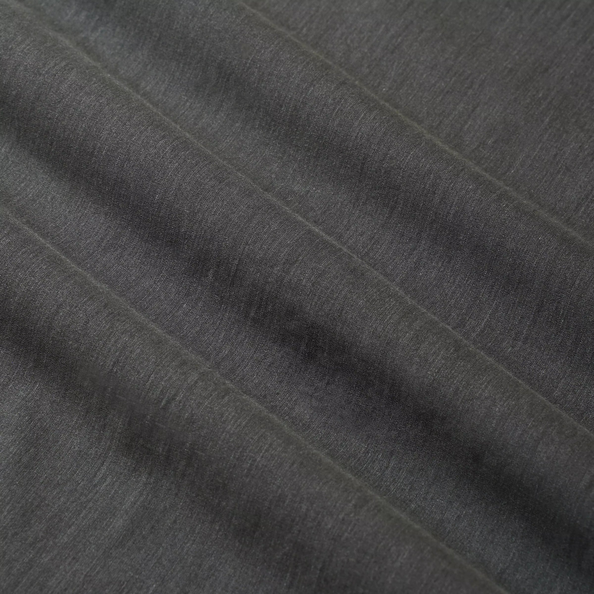 Charcoal Slim Fit Muslin Melange Cotton Formal Shirt