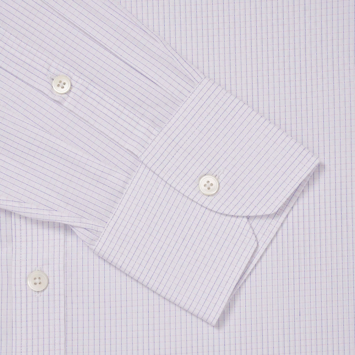 Pink & Blue Tailored Fit Graph Check Formal Shirt