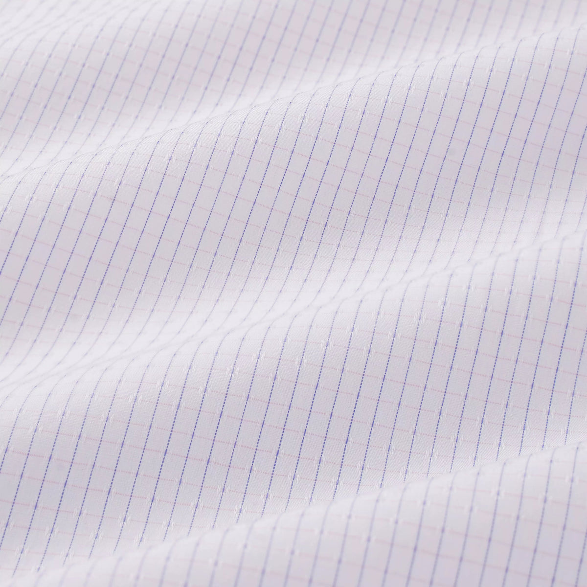 Pink & Blue Tailored Fit Graph Check Formal Shirt