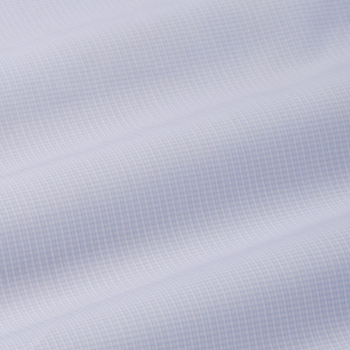 Pale Blue Tailored Fit Micro Check Formal Shirt