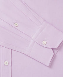 Pink Tailored Fit Twill Formal Shirt