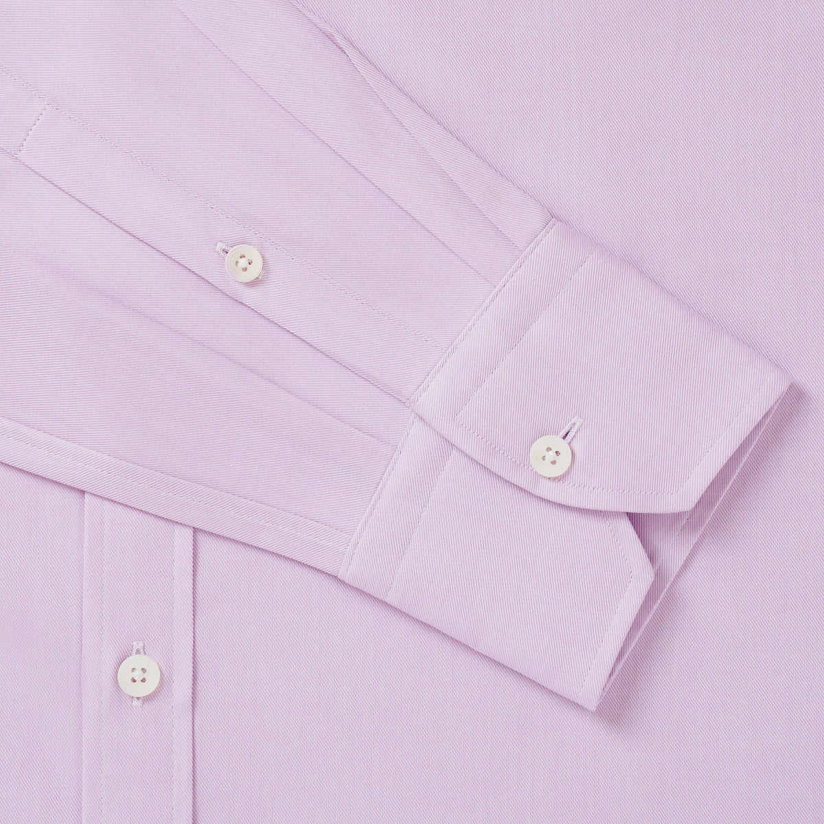 Pink Tailored Fit Twill Formal Shirt