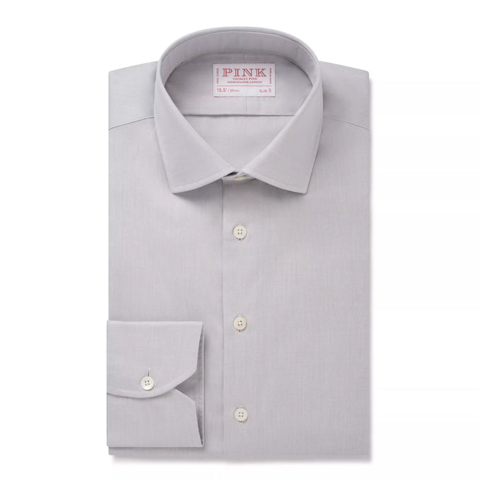 Stone Slim Fit Fine Twill Formal Shirt