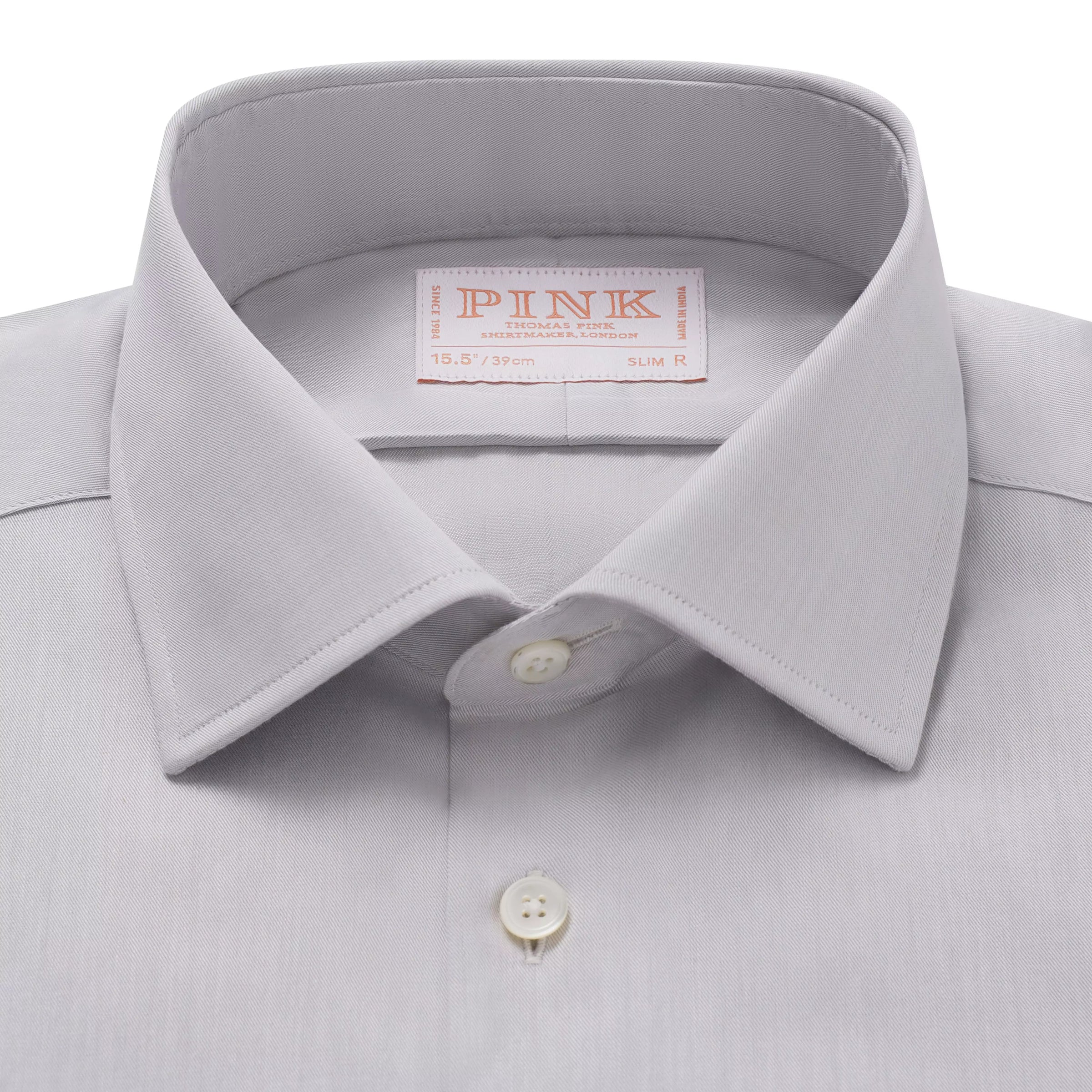 Stone Slim Fit Fine Twill Formal Shirt