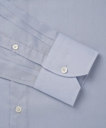 Pale Blue Slim Fit Lightweight Cotton Formal Shirt