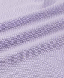Purple & White Slim Fit Poplin Needle Stripe Formal Shirt