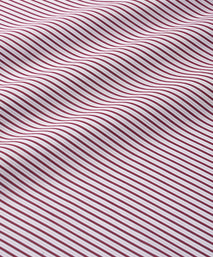 Purple & White Slim Fit Piumino Multi Stripe Formal Shirt