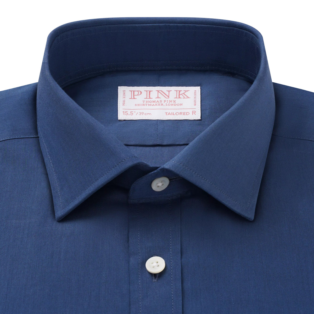 Teal & Blue Tailored Fit Cotton Mussoletta Formal Shirt