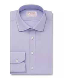 Lilac Tailored Fit Cotton Poplin Formal Shirt