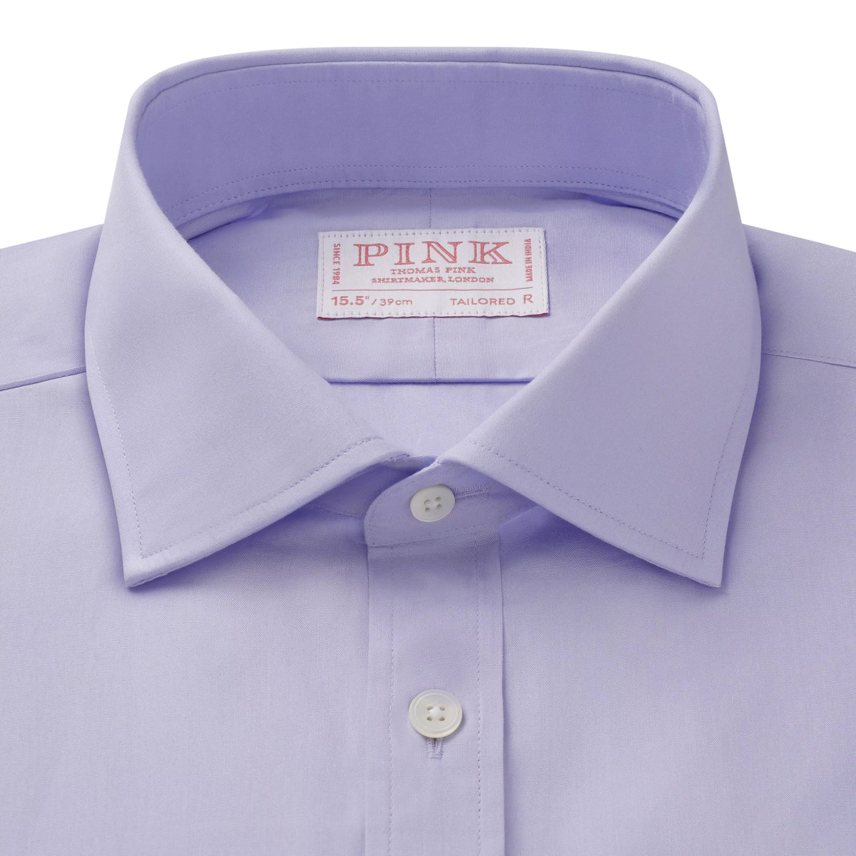 Lilac Tailored Fit Cotton Poplin Formal Shirt