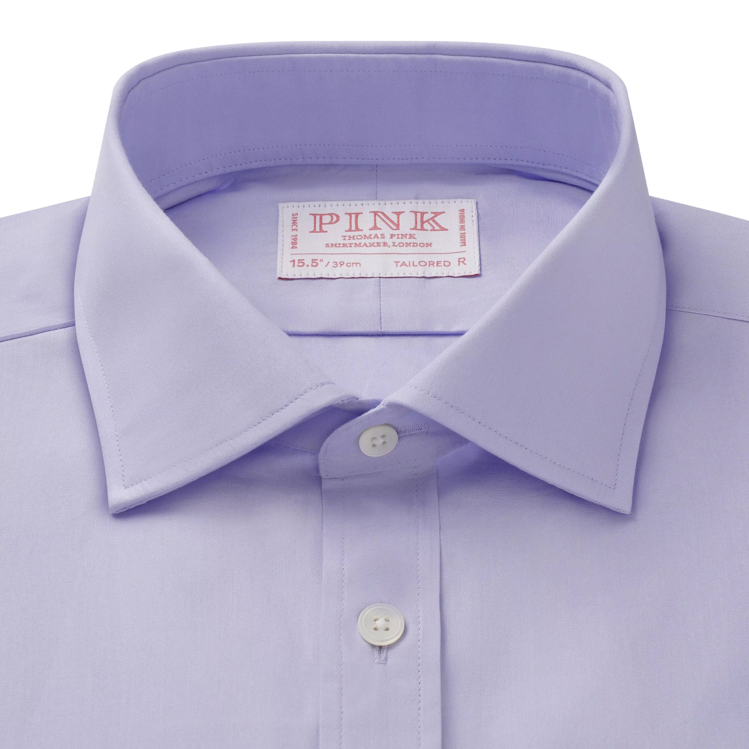 Lilac Tailored Fit Cotton Poplin Formal Shirt