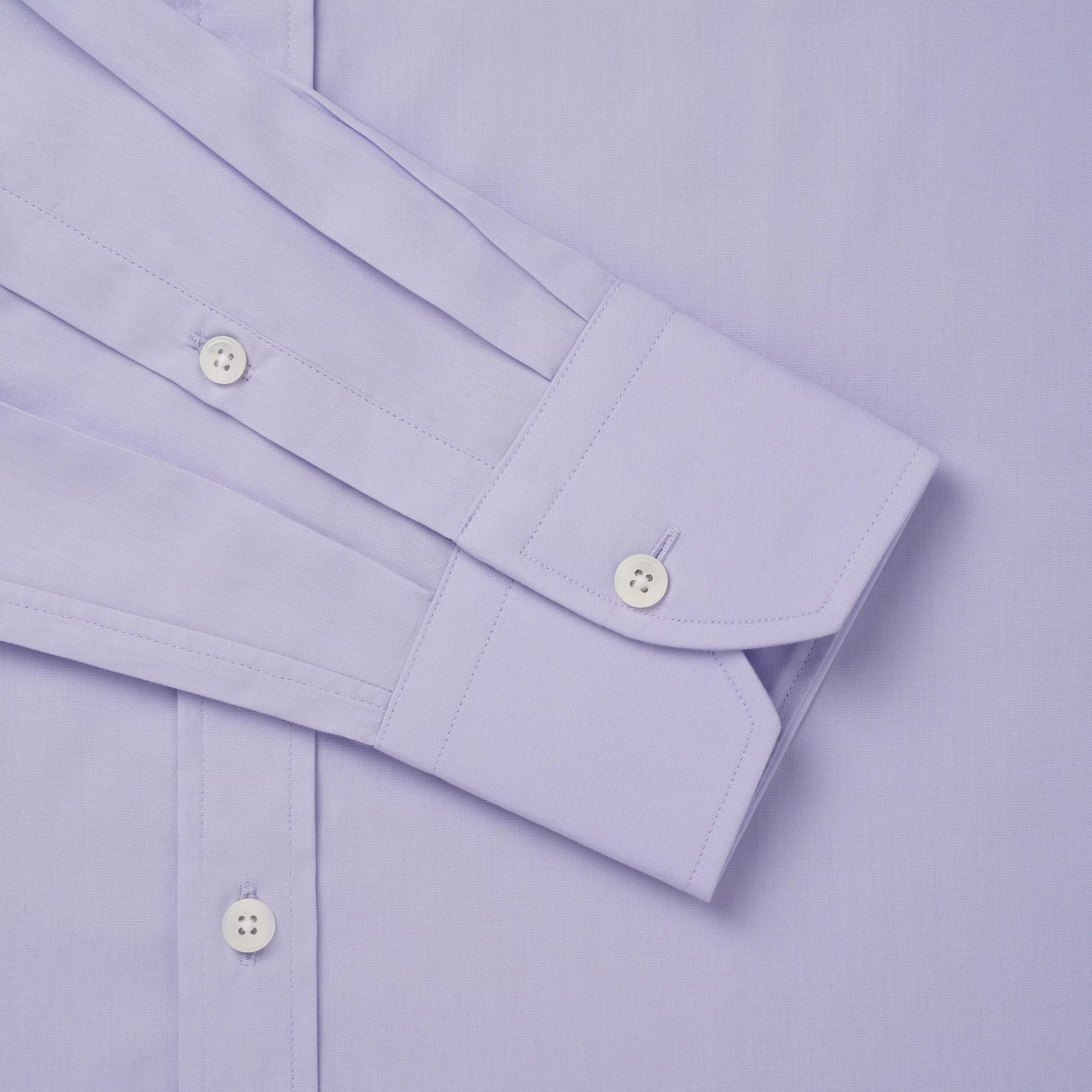 Lilac Tailored Fit Cotton Poplin Formal Shirt