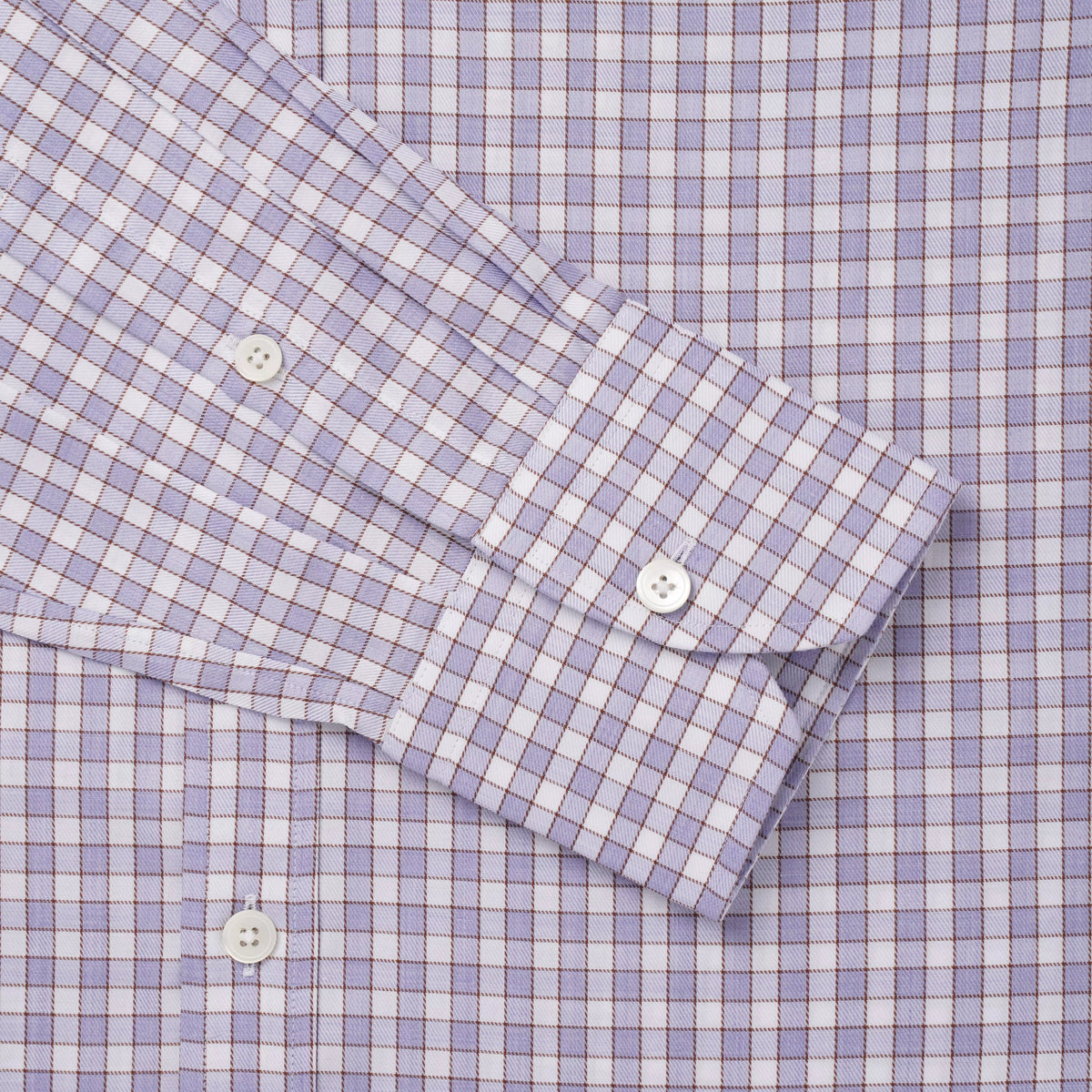 White & Multi Tailored Fit Multi Track Stripe Formal Shirt