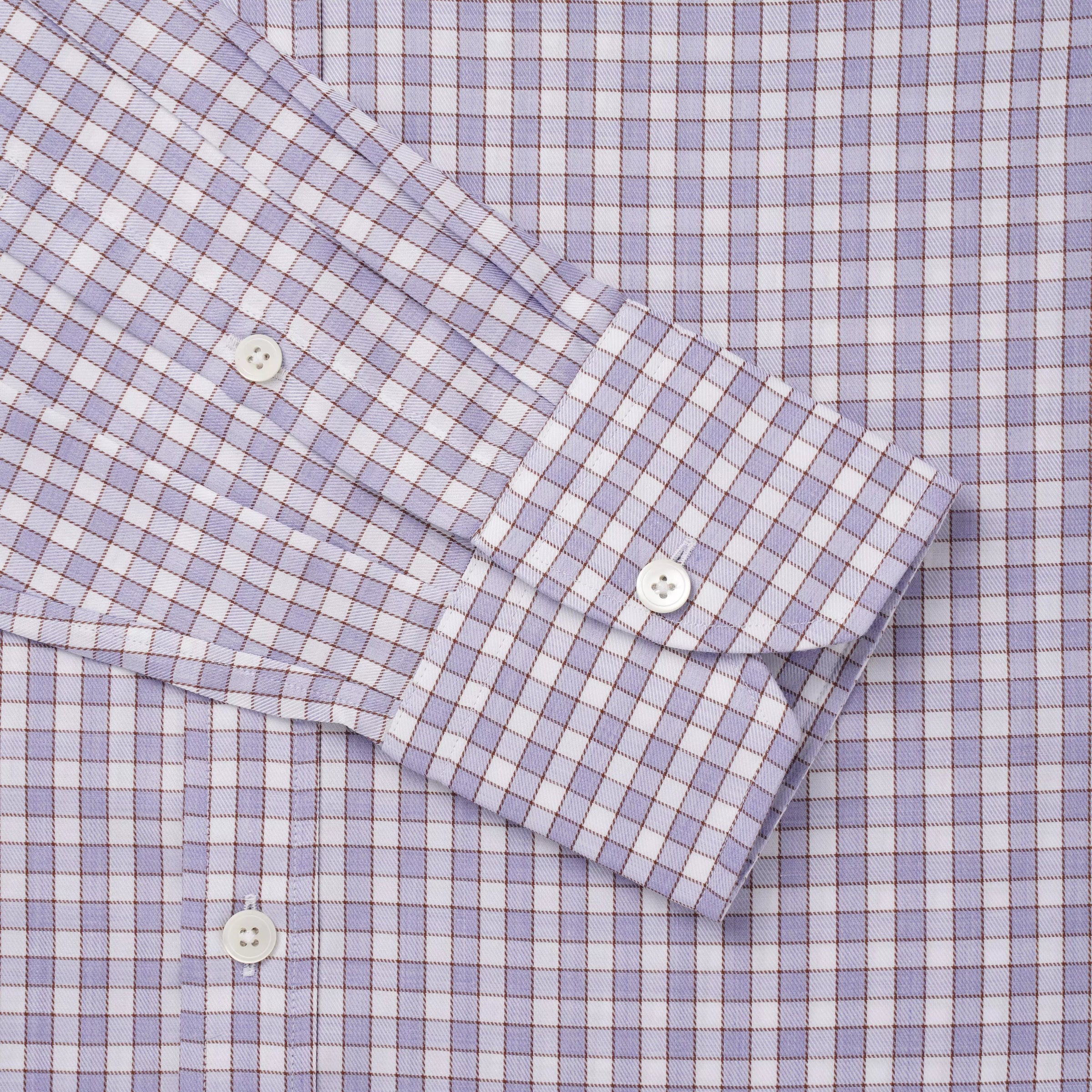 White & Multi Tailored Fit Multi Track Stripe Formal Shirt