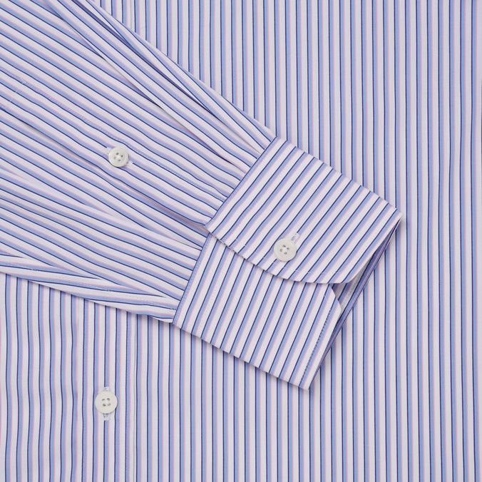 Multi Tailored Fit Regent Stripe Formal Shirt