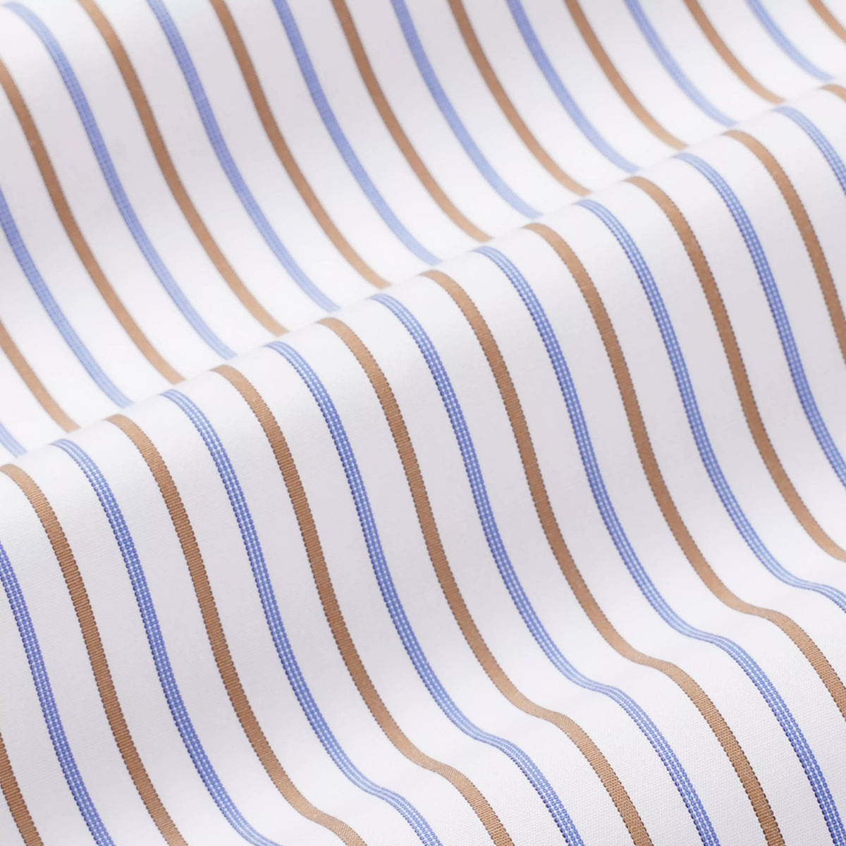 White & Multi Tailored Fit Regent Stripe Formal Shirt