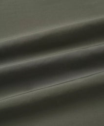 Olive Green Slim Fit Solid Cotton Poplin Formal Shirt