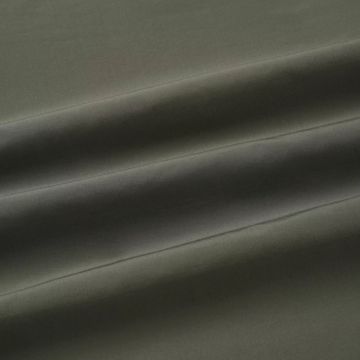 Olive Green Slim Fit Solid Cotton Poplin Formal Shirt