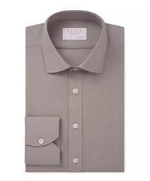Stone Tailored Fit Lightweight Wool Formal Shirt