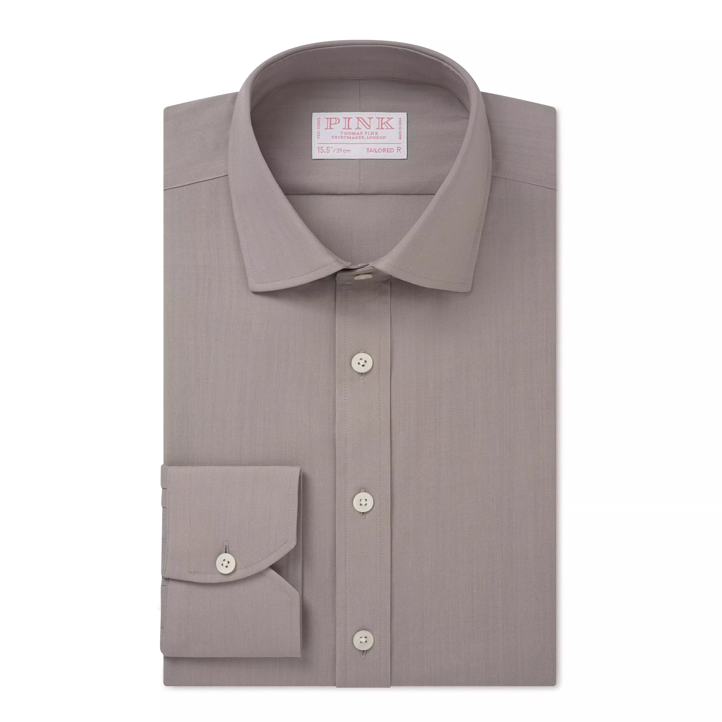Stone Tailored Fit Lightweight Wool Formal Shirt