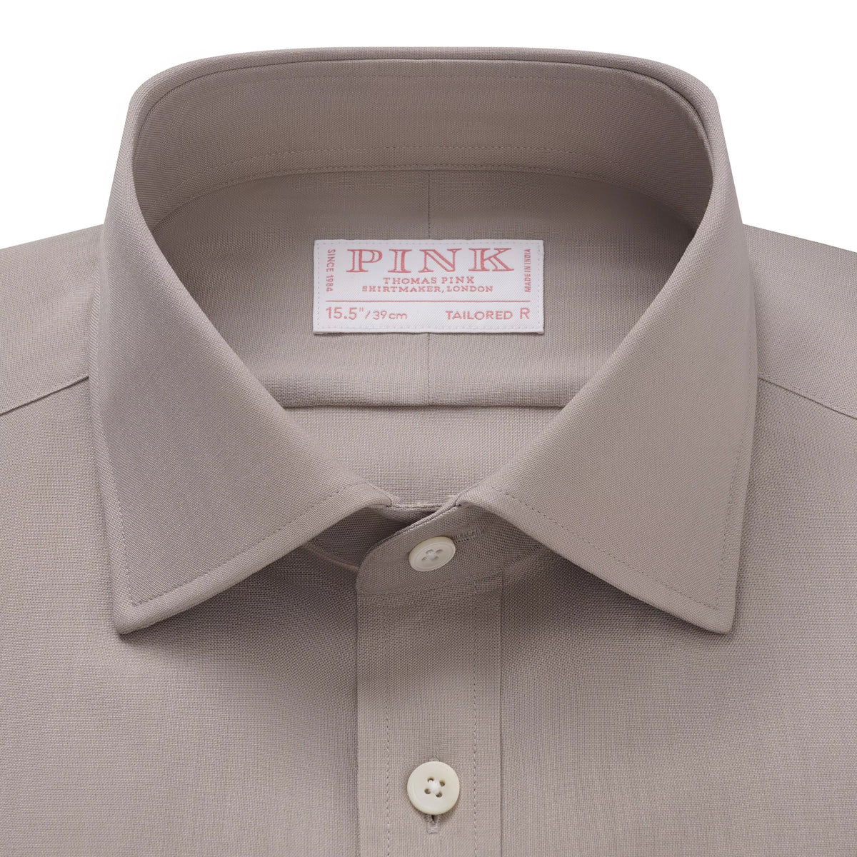 Stone Tailored Fit Lightweight Wool Formal Shirt