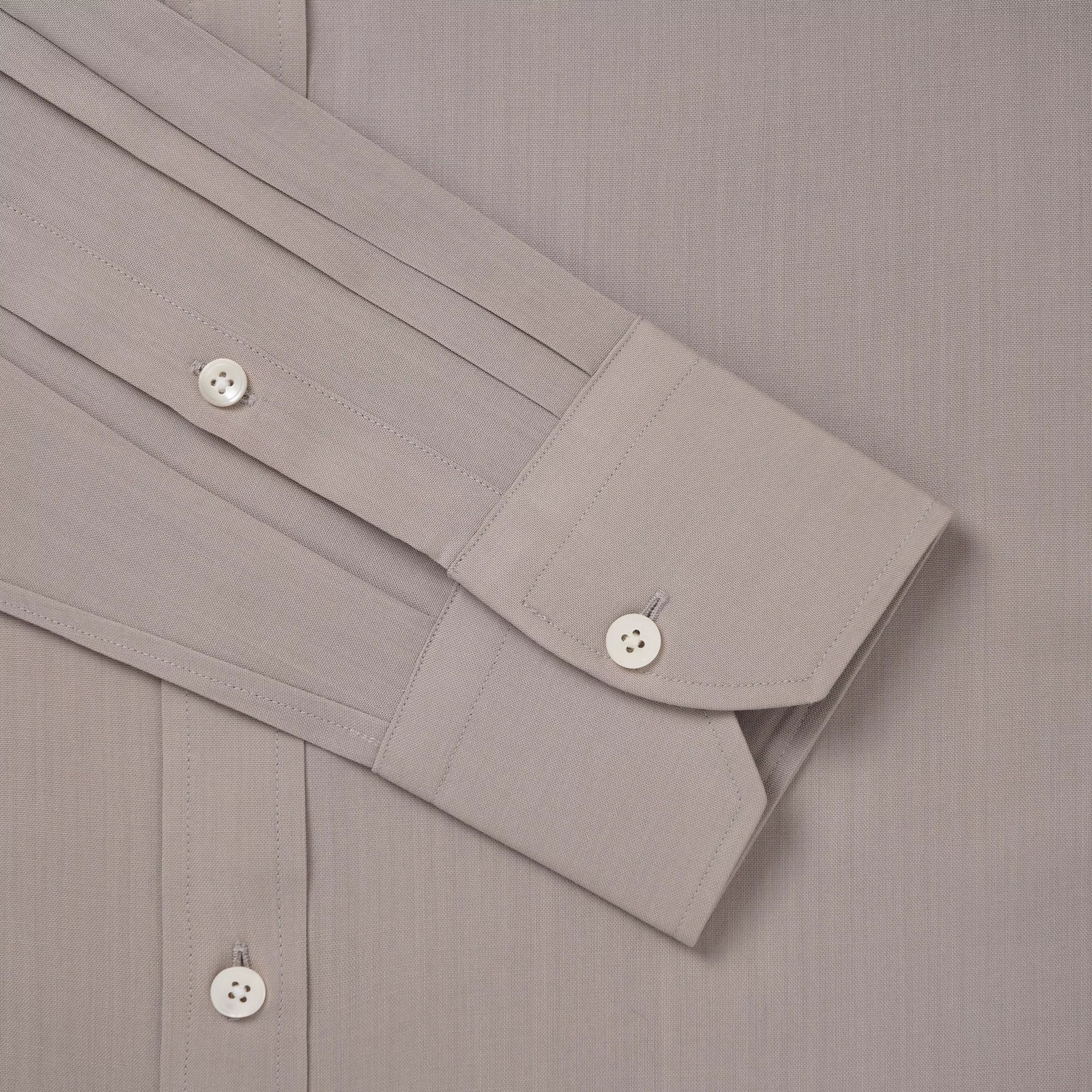 Stone Tailored Fit Lightweight Wool Formal Shirt