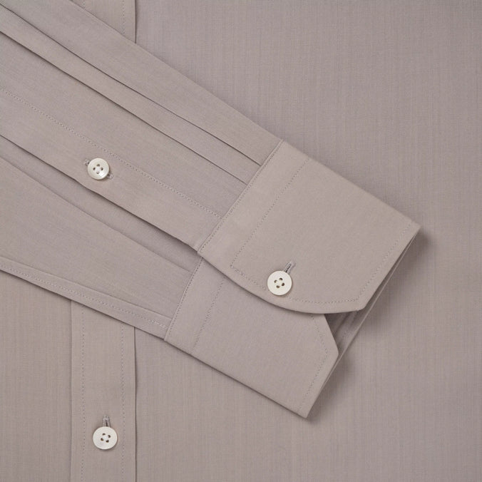 Stone Tailored Fit Lightweight Wool Formal Shirt