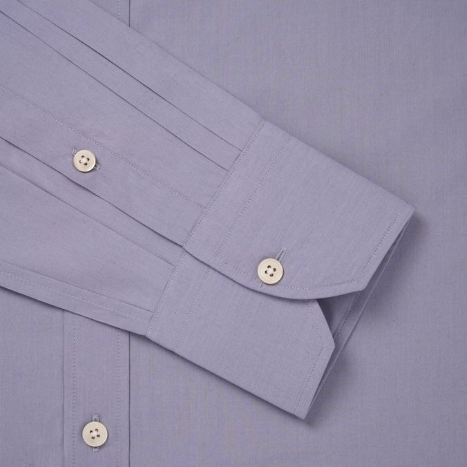 Blue Tailored Fit Piumino Egyptian Cotton Formal Shirt